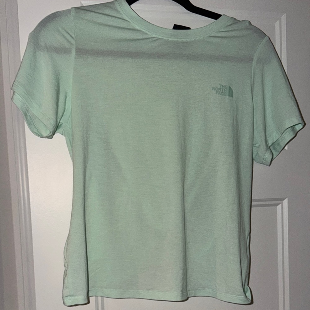 The North Face Women's Light Green Short Sleeve Tee